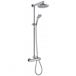 Du&scaron;o komplektas Hydroland Galant, sidabrinis, 42 cm