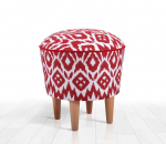 Pouffe Cor - Red, White