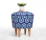 Pouffe Sky v2 - Blue, White