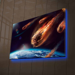 Dekoratyvinis LED ap&scaron;viestas drobės dažymas NASA-009