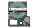EPSON Matte Tape Clear/Black 12mm 8m