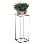 Modernus gėlių stovas BasicLoft, baltas, 80 cm