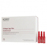 Veido ampulės su jūriniu kolagenu ir hialurono rūg&scaron;timi Korff Collagen Age Filler, 28 vnt.