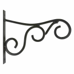Metalinis laikiklis gėlių vazonui Esschert Design, 25 cm, juodas