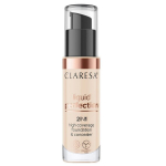Makiažo pudra + maskuoklis Claresa Liquid Perfection 102 Warm Medium, didelės sklaidos, matinė, vegani&scaron;ka