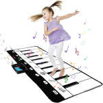 Muzikinis kilimėlis pianinas Dark Red Brand