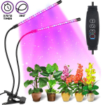 Augalų lempa su dviem lemputėmis