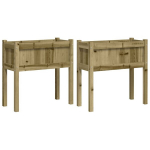Sodo loveliai, 2 vnt, 70x31x70 cm