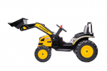 Vienvietis vaiki&scaron;kas elektromobilis Excavator Tractor, geltonas