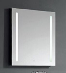 Veidrodis su LED ap&scaron;vietimu Euroliux AA002, 80x70x4 cm, baltas