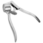 Česnakų spaustukas, 15 cm, Česnakų presas metalinas LUXY 15 cm
