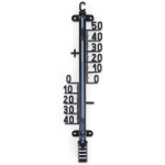 Lauko termometras juodas 25 cm, Lauko termometras juoda 25 cm
