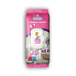 Purfix Drėgnos Servetėlės įvairiems Pavir&scaron;iams 60vnt