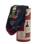 Originalios kojinės Wine dovanų dėžutėje, juodos