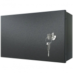 Maitinimo &scaron;altinis Metalinė sieninė spintelė Tpr-1 240x150x100mm juoda