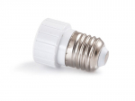 LED lemputės adapteris - adapteris i&scaron; E27 lizdo į GU10 lizdą