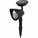 &Scaron;viestuvas su saulės baterija Galix Juoda Plastmasinis &Oslash; 19.5 cm