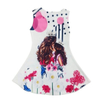 Suknelės mergaitėms, balta