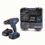 Suktuvas-gręžtuvas Scheppach C-DTB74/1-X 20 V 1x2,0 Ah akum. + meistro rinkinys