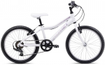 Vaiki&scaron;kas dviratis Romet Jolene 20 KID 1 2024 20", baltas/violetinis