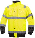 Signalinė striukė HOWARD+ geltona, neper&scaron;lampama
