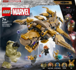 LEGO&reg; Marvel 76290 Ker&scaron;ytojai prie&scaron; Leviataną, rinkinys su superherojų minifigūrėlėmis