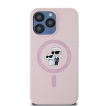 Karl Lagerfeld Liquid Silicone Karl and Choupette Mag Case