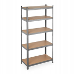 Sandėliavimo stovas namų ūkio garažui Plieninis MDF 180x90x40cm 875KG StandHeiz