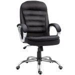 Ra&scaron;omoji kėdė, pasukama 360&deg; kampu, ergonomi&scaron;ka, su supimo funkcija, reguliuojamo auk&scaron;čio, juodas, 64x75x111-121 cm