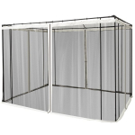 Pavasėnės tinklelis Outsunny 3x3 m, juodas