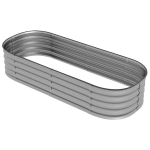 Metalinė pakeliama lysvė Outsunny 1.5x0.62x0.3 m, Sidabras