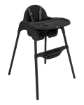 Maitinimo kėdutė KikkaBoo Jammy 2in1, Black