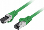 Lanberg Cat 8.1 S/ftp patchcord, 1m, žalias, Cu, Rj45