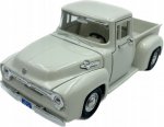Automobilio modeliukas Die Cast Ford F-100 Pickup 1956, baltas 73235
