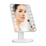 Pastatomas veidrodis su LED ap&scaron;vietimu, juodas
