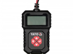 Akumuliatoriaus testeris Yato YT-83114 12V skaitmeninis LCD