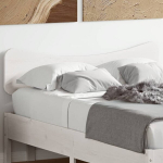 Galvūgalis, baltos spalvos, 120cm, pu&scaron;ies medienos masyvas