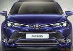 Toyota AVENSIS T27, T28 grotelių apdailos detalės CHROM