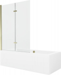 Vonia Mexen Cube su apdaila ir stiklo sienele, 170x80 cm + 120 cm (II)