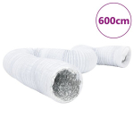 Ortakis, aliuminis ir pvc, 6m, 12,5cm skersmens, izoliuotas