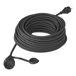 Prailginimo kabelis 230V Schuko adapteris 25 m 3x1,5 mm&sup2;, skirtas kemperio priekabai
