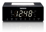 Clock radio with night light Lenco CR540BK