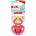Čiulptukas Nuk Signature Pink, 6-18 mėn, 2 vnt.