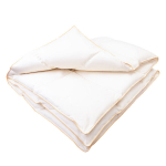 Plunksninė antklodė 160x200 "Premium" i&scaron;tisus metus, 70 % plunksnų, 100 % medvilnės Ecru