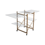 Sulankstoma skalbinių džiovykla, 2 lygių, mobili, ant ratukų