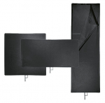 Fotografijos fonas - Avenger Flaga juoda Cutter 120x120cm Juoda