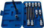 Lizdiniai Hex raktai 1/2" H4-h12, 12 vnt.