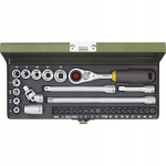 Proxxon 23078 32 dalių 1/4" lizdinių raktų rinkinys