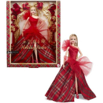 Lėlė Barbie Holiday su &scaron;viesiais plaukais, raudona