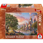 3000 dalių dėlionė: Thomas Kinkade: Stebuklingas Belles pasaulis, Disney